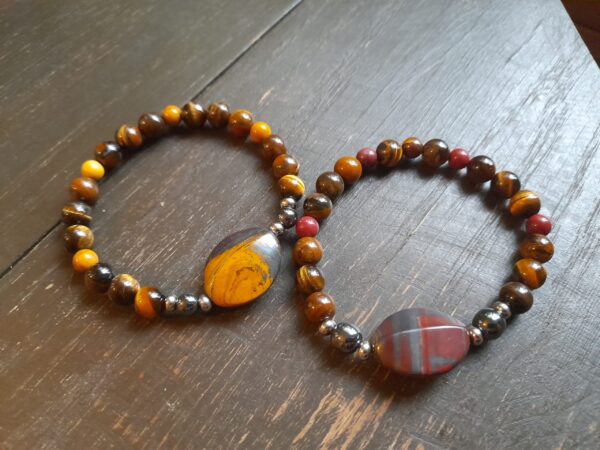 Armband Krigarsjäl Tigerjärn Gul - Bild 2