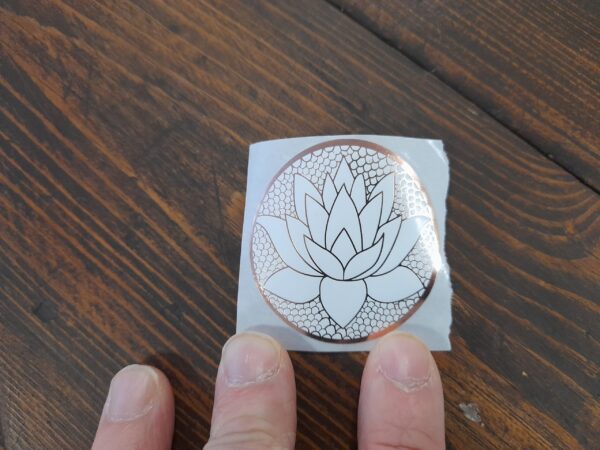Klistermärke Lotus