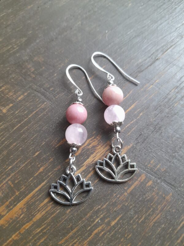 Örhängen Pink Lotus