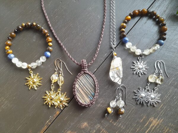 Halsband Lion's Gate Citrin - Bild 5