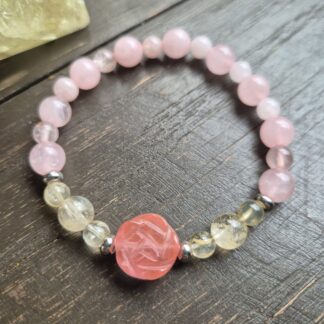 Armband Citrinblomma