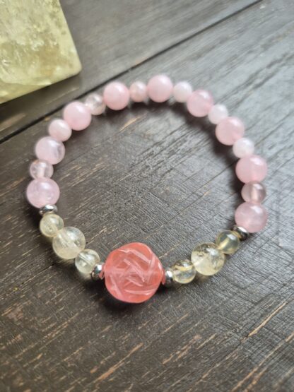 Armband Citrinblomma