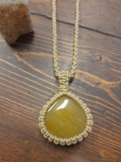 Halsband Gul Aventurin Stor