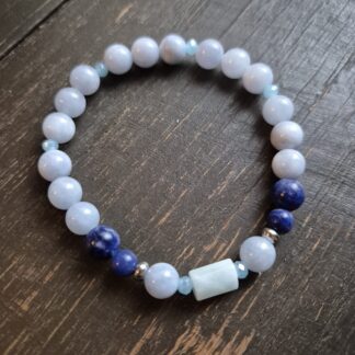 Armband Akvamarin