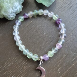 Armband Regnbågsfluorit XS