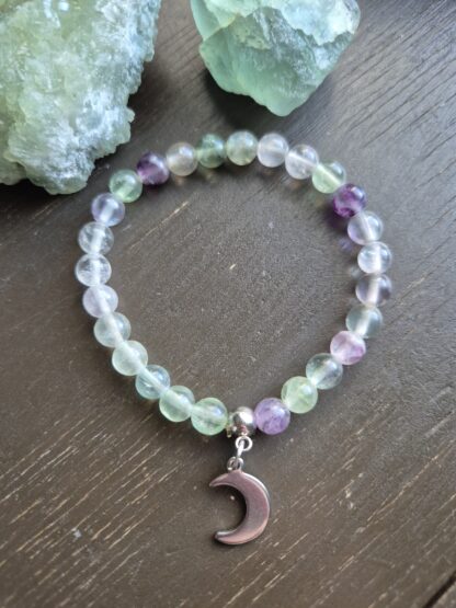 Armband Regnbågsfluorit XS
