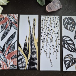 Bokmärkespaket Monstera/svärmorstunga